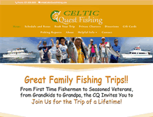 Tablet Screenshot of celticquestfishing.com